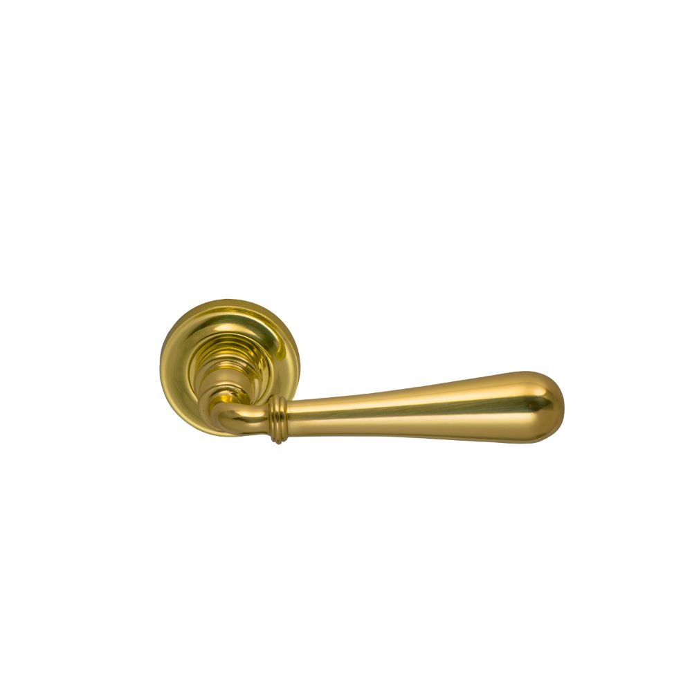 Omnia Industries 918/45.PA1 PASSAGE SET 238/138 W/013 US3 in Lacquered Polished Brass
