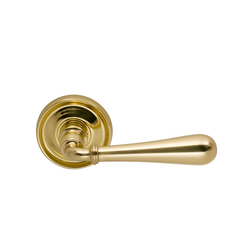 Omnia Industries 918/55.PA1 PASSAGE SET 238/138 W/013 US3 in Lacquered Polished Brass