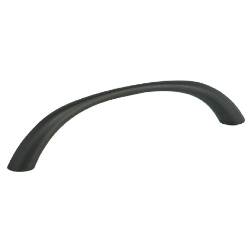 Omnia 9400/96.10B 3-3/4" Center to Center Modern Arched Cabinet Pull Oil Rubbed Black Finish