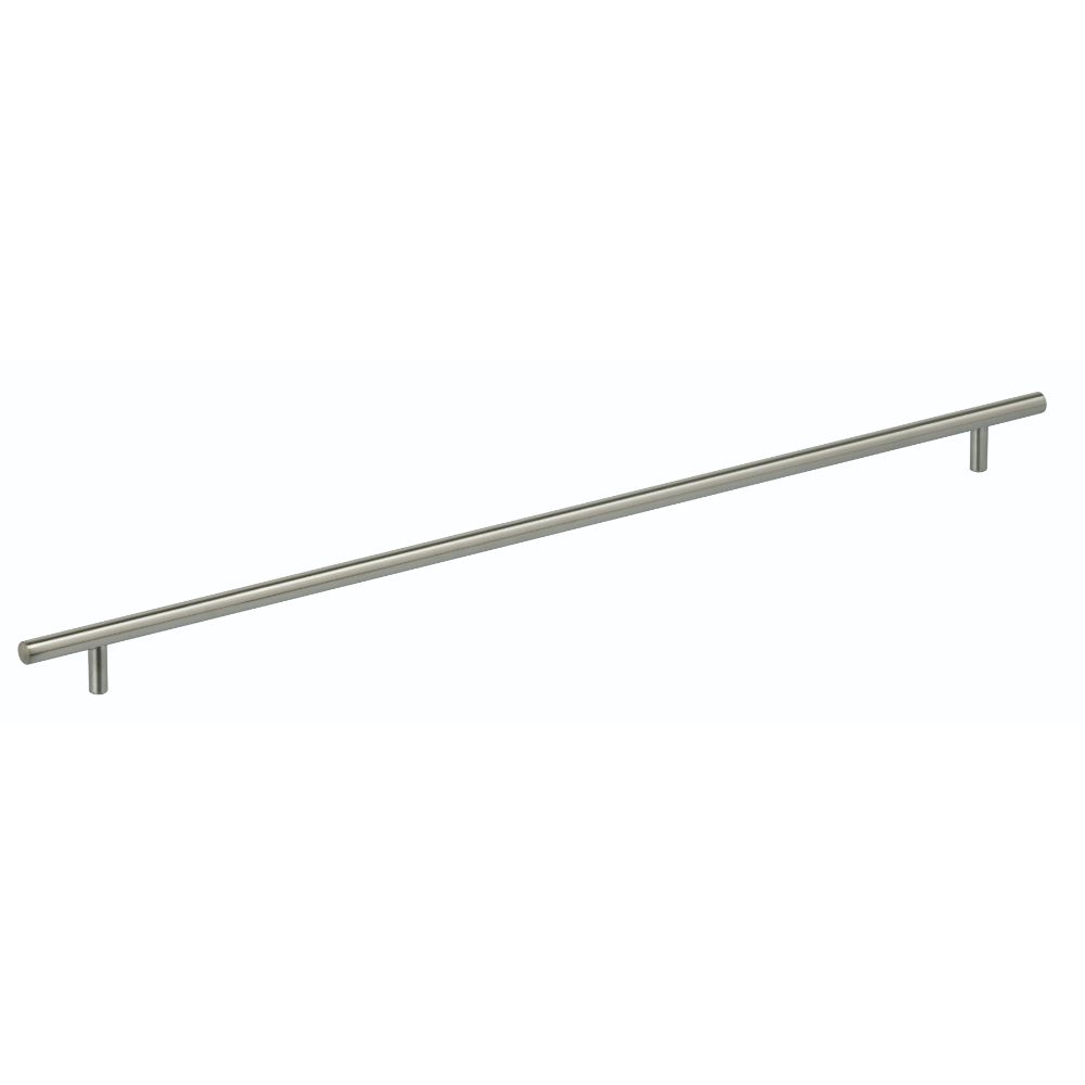 Omnia 9464/448.32D 17-5/8" Center to Center Cabinet Bar Pull Satin Stainless Steel Finish
