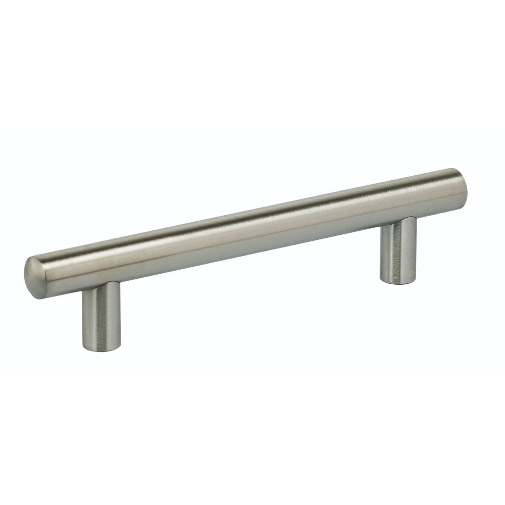 Omnia 9465/96.32D 3-3/4" Center to Center Thick Cabinet Bar Pull Satin Stainless Steel Finish