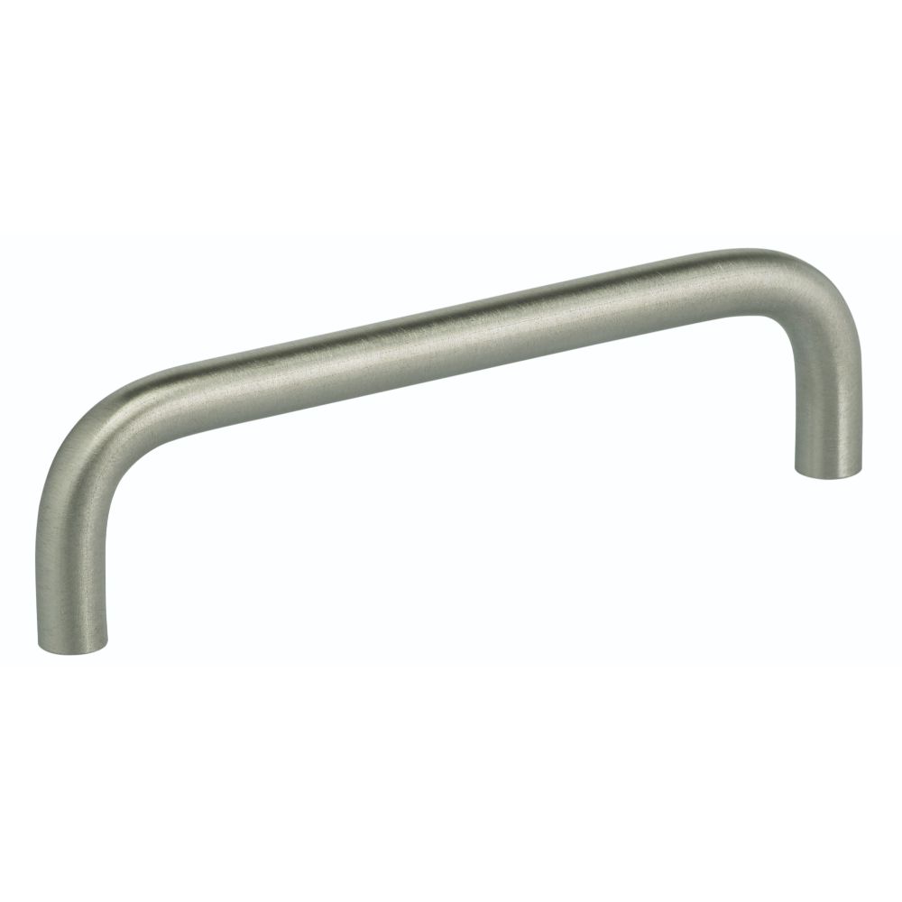 Omnia 9537/102.32D 4" Center to Center Wire Cabinet Pull Satin Stainless Steel Finish
