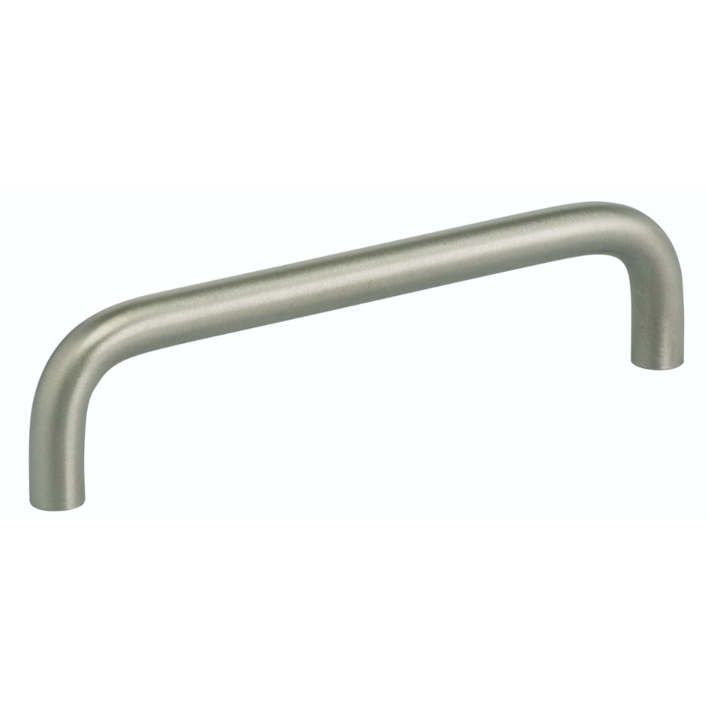Omnia 9538/127.32D 5" Center to Center Thick Wire Cabinet Pull Satin Stainless Steel Finish