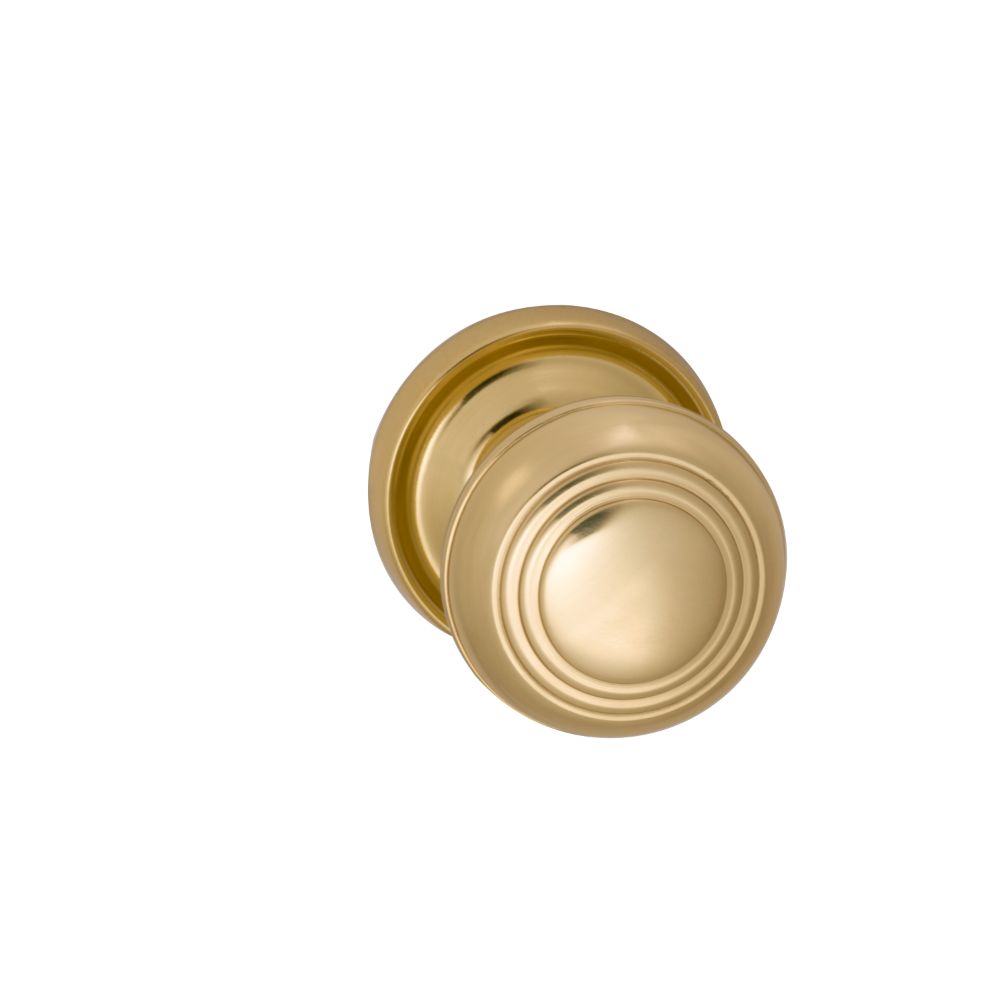 Omnia Industries 970/55.PA1 PASSAGE SET 238/138 W/013 US3 in Lacquered Polished Brass