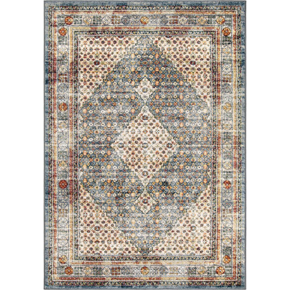 Orian Rugs 9514 Excalibur Distressed Blue 7 Ft. X 10 Ft.