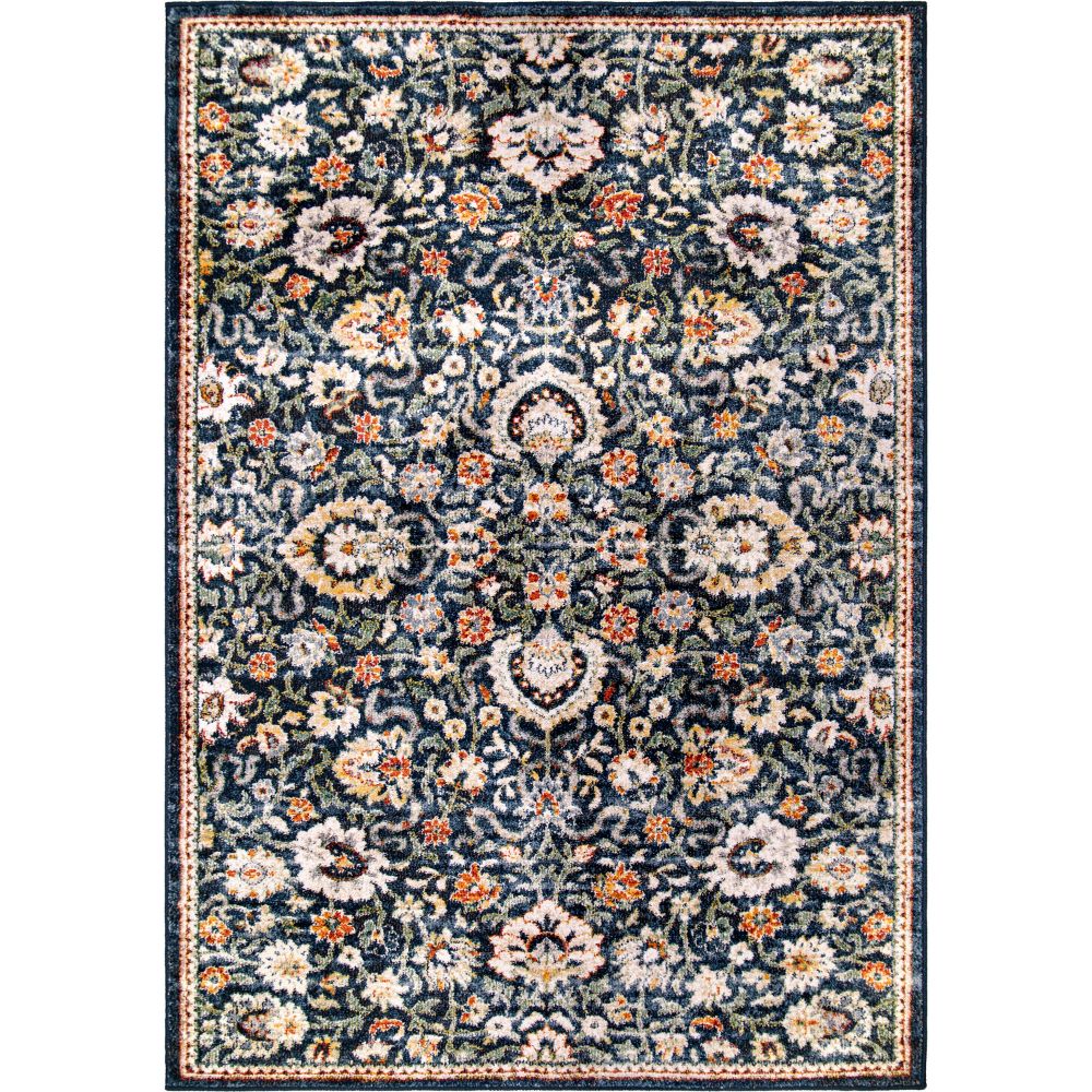 Orian Rugs 9516 Tennyson Distressed Navy 9 Ft. X 13 Ft.