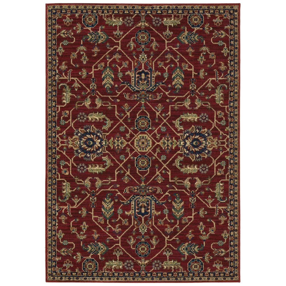 Oriental Weavers 531R5 Ankara Red 3