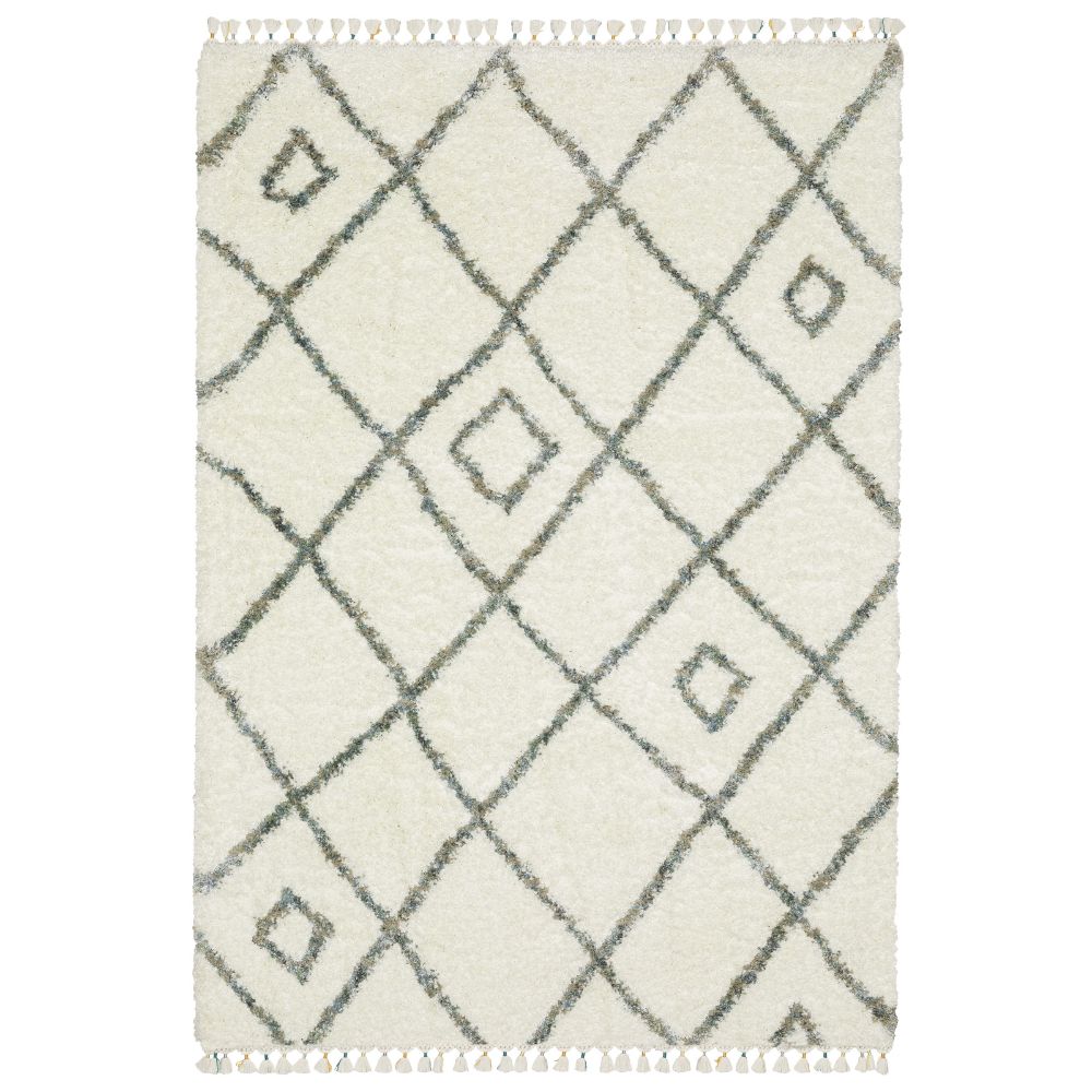 Oriental Weavers AX03A Axis Rug in Ivory/ Multi