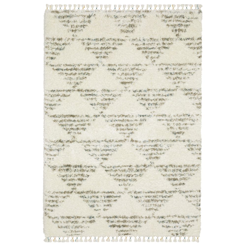 Oriental Weavers AX05A Axis Rug in Ivory/ Multi