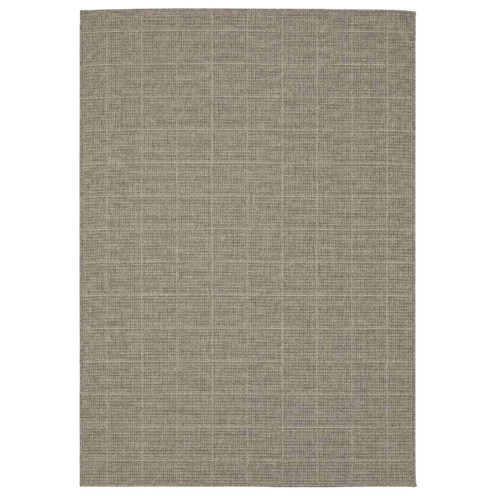 Oriental Weavers CA04B Caicos Rug in Grey/ Grey