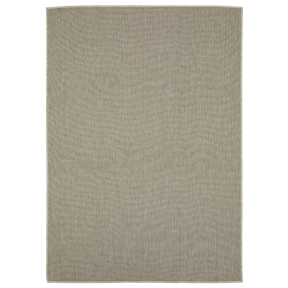 Oriental Weavers CA07A Caicos Rug in Grey/ Grey