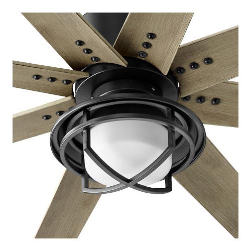 Oxygen 3-1084-15 Fleet Ceiling Fan Light Kit In Black