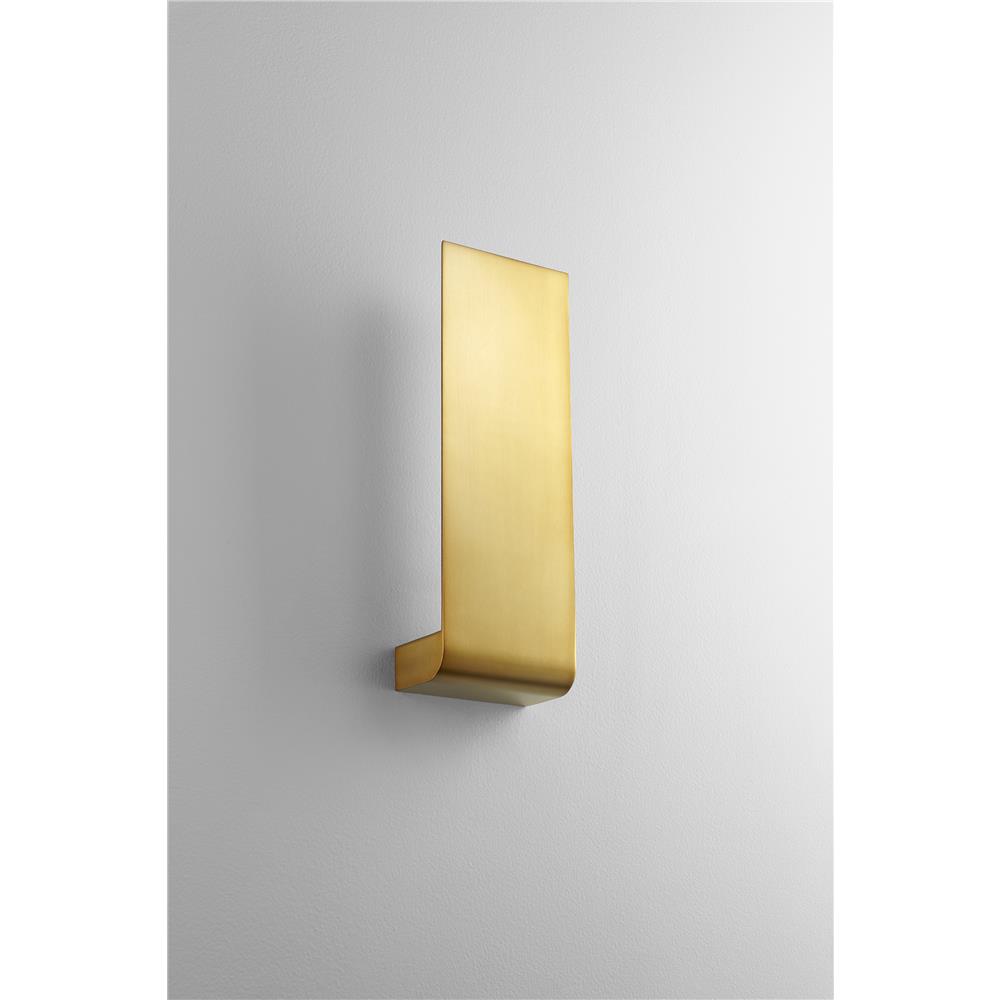 Oxygen 3-515-40 Halo Sconce in Aged Brass