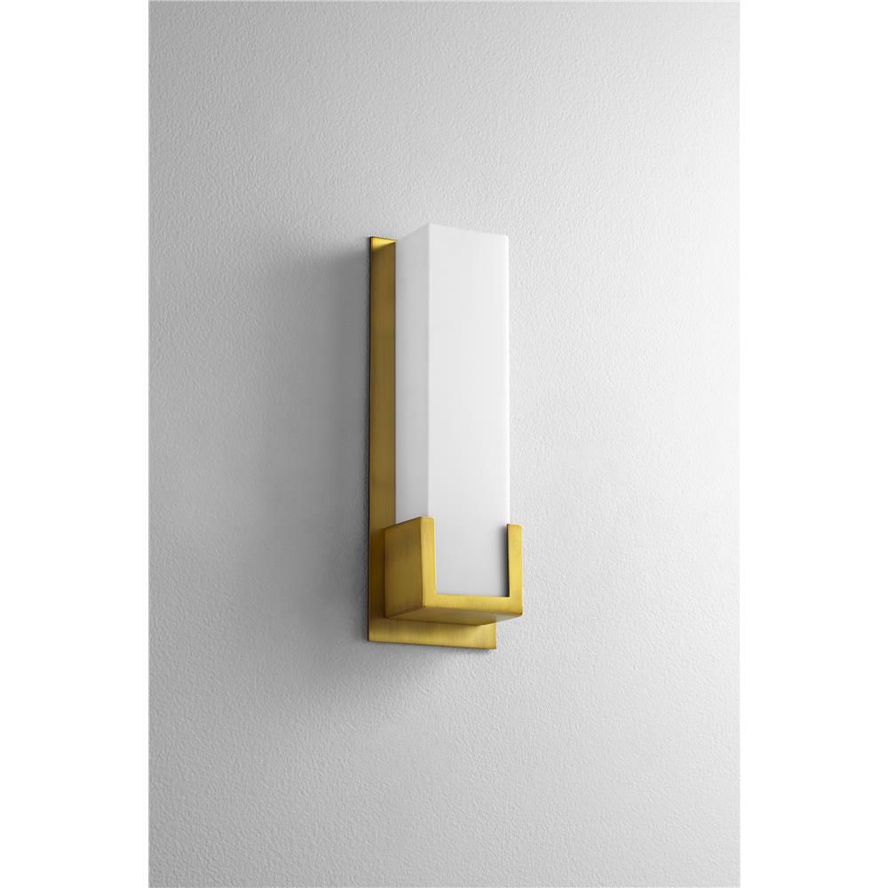 Oxygen 3-540-40 Orion Sconce in Aged Brass