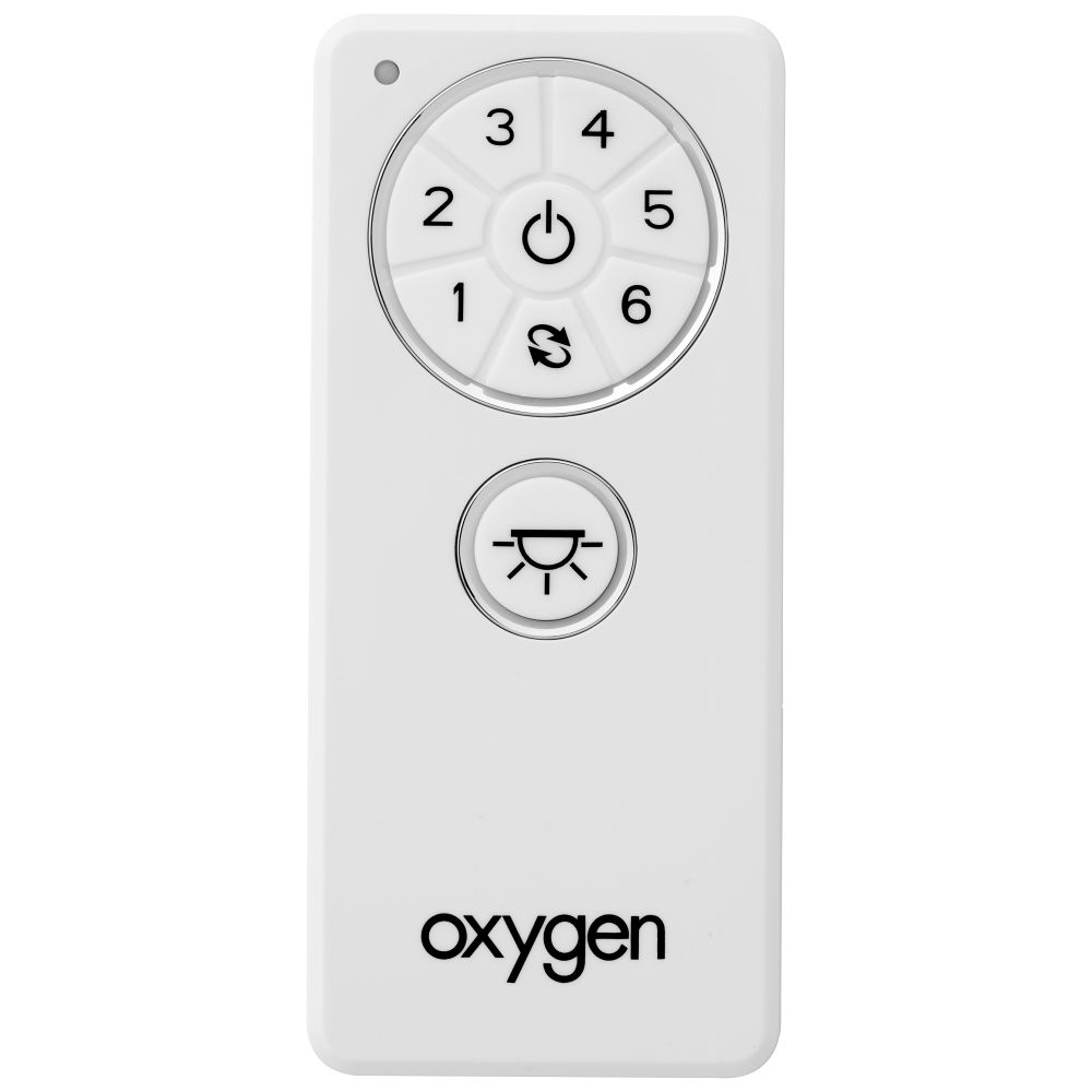 Oxygen 3-8-3000 Fan Remote Indoor Fan Accessory in White