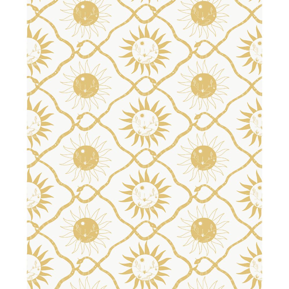 Elana Gabrielle 140071WR Sol Peel and Stick Wallpaper in Buttercup