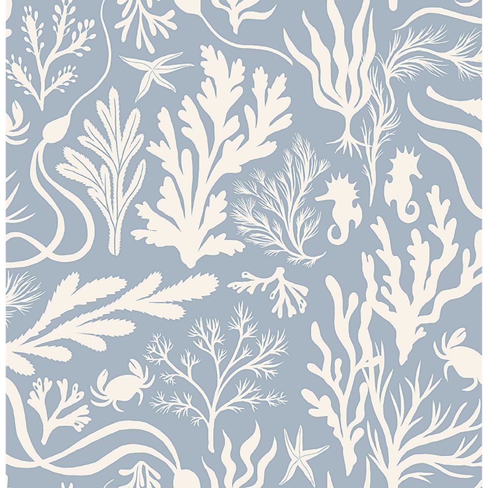 Elana Gabrielle 140081WR Tides Peel and Stick Wallpaper in Placid