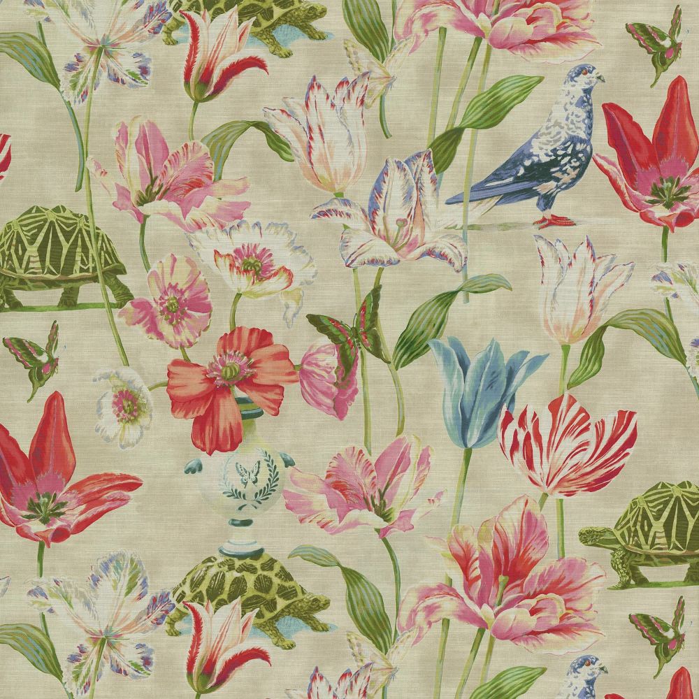 Harrison Howard 150050 Enchanted Garden Fabric in Primavera