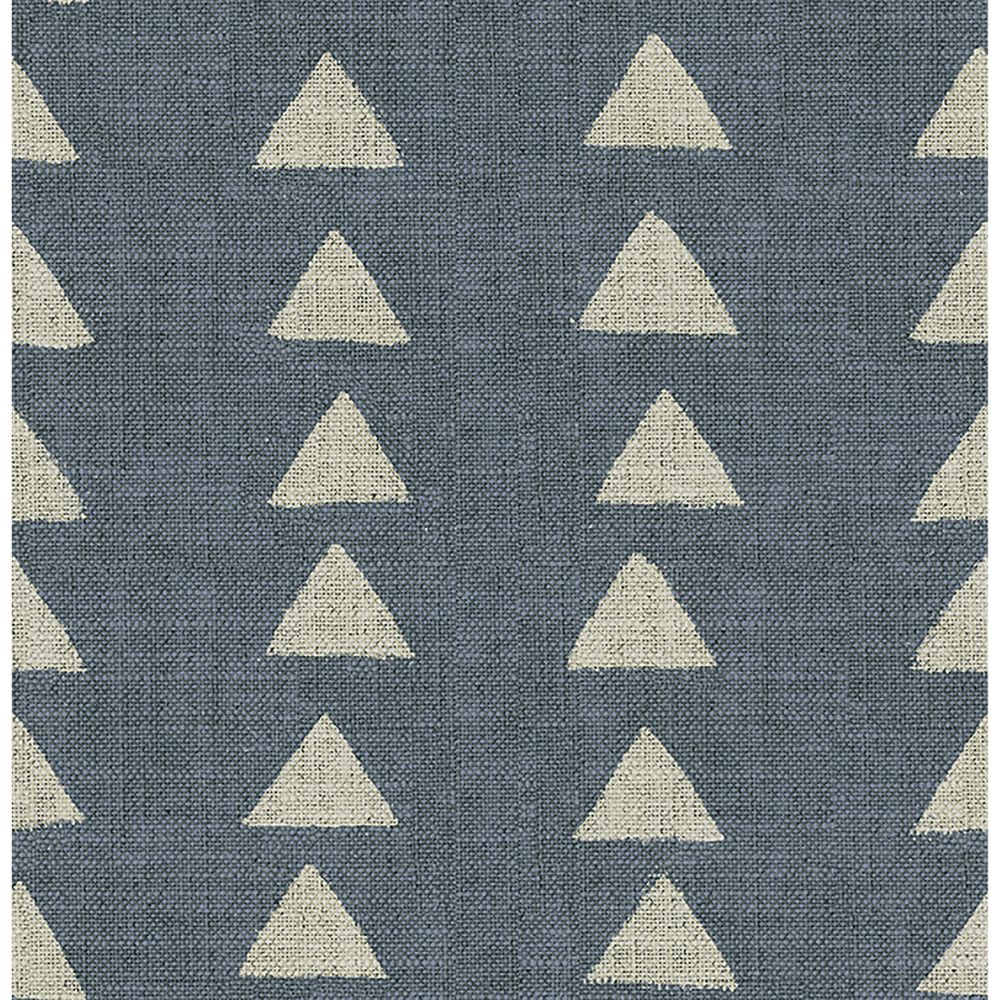 Surface Style 160031WR Nomadic Triangle Peel and Stick Wallpaper in Slate 