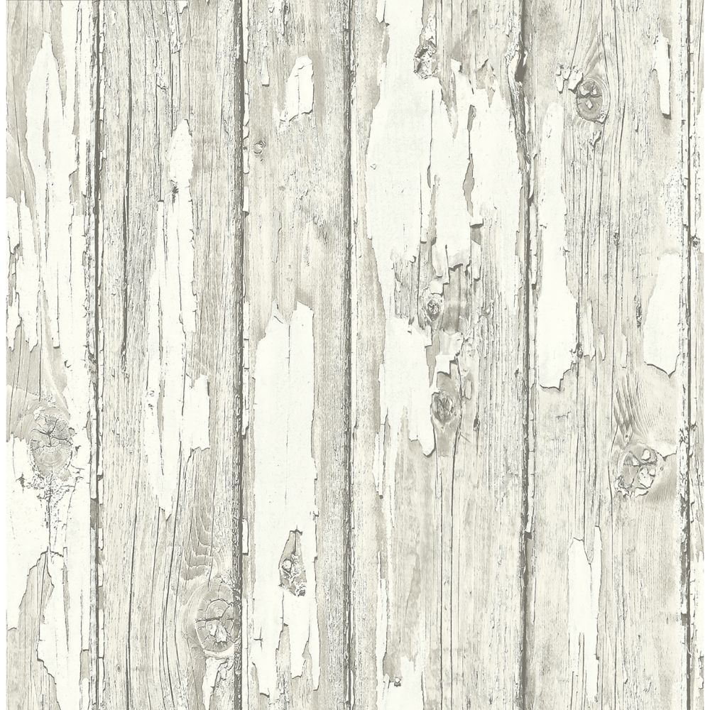 Surface Style 160100WR Vintage Panel Peel and Stick Wallpaper in Cloud 