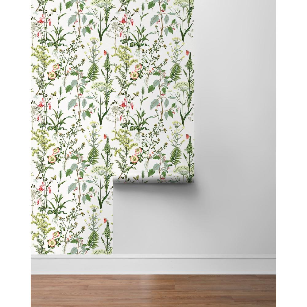 Surface Style 160140WR Bershire Meadow Peel & Stick Wallpaper in Grass