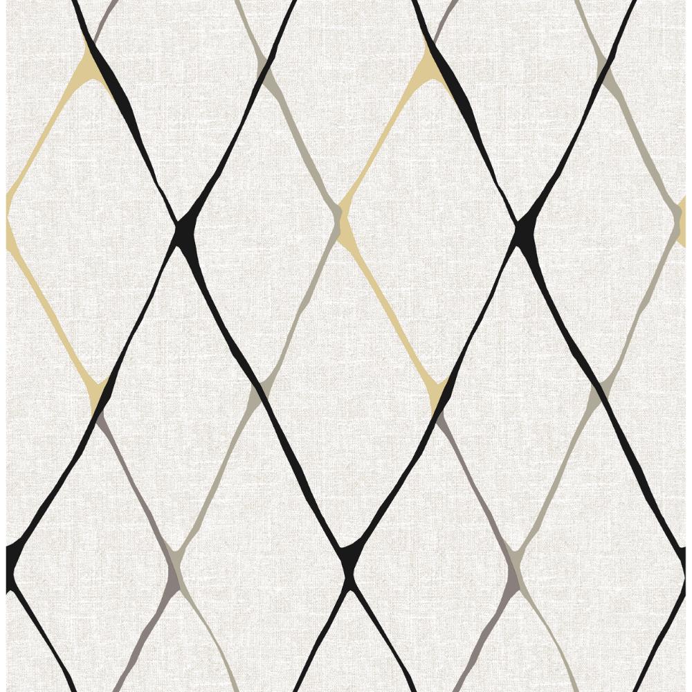 P. Kaufmann 160202WR Diamondlike Peel & Stick Wallpaper in Graphite
