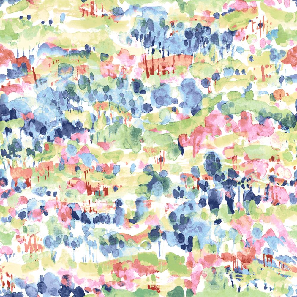 Surface Style 160322WR Water Coloring Peel & Stick Wallpaper in Spring