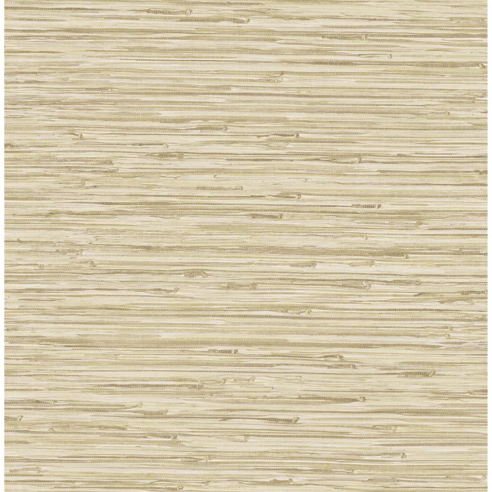 Surface Style 160354WR Tiki Texture Peel & Stick Wallpaper in Wheat