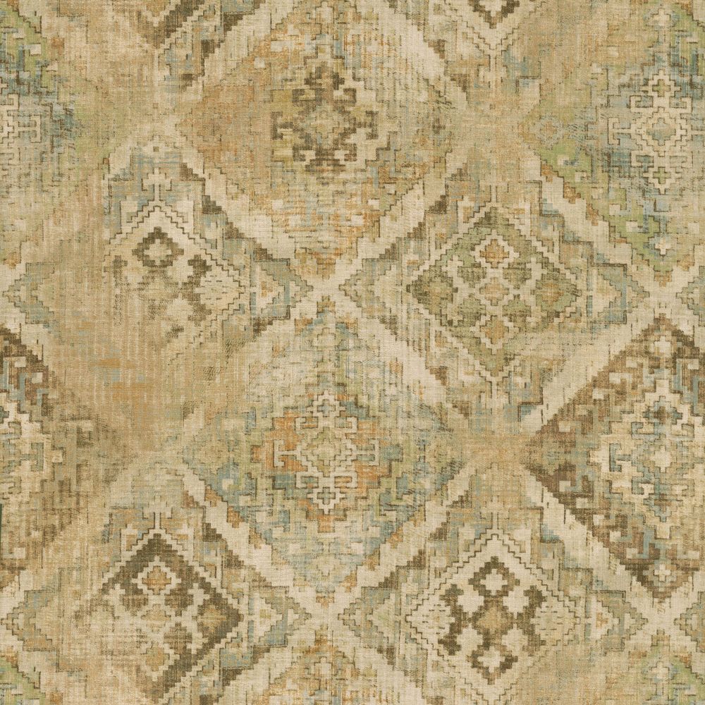 P/K Lifestyles 408793 Pkl Studio Omari Tapestry Fabric in Toffee
