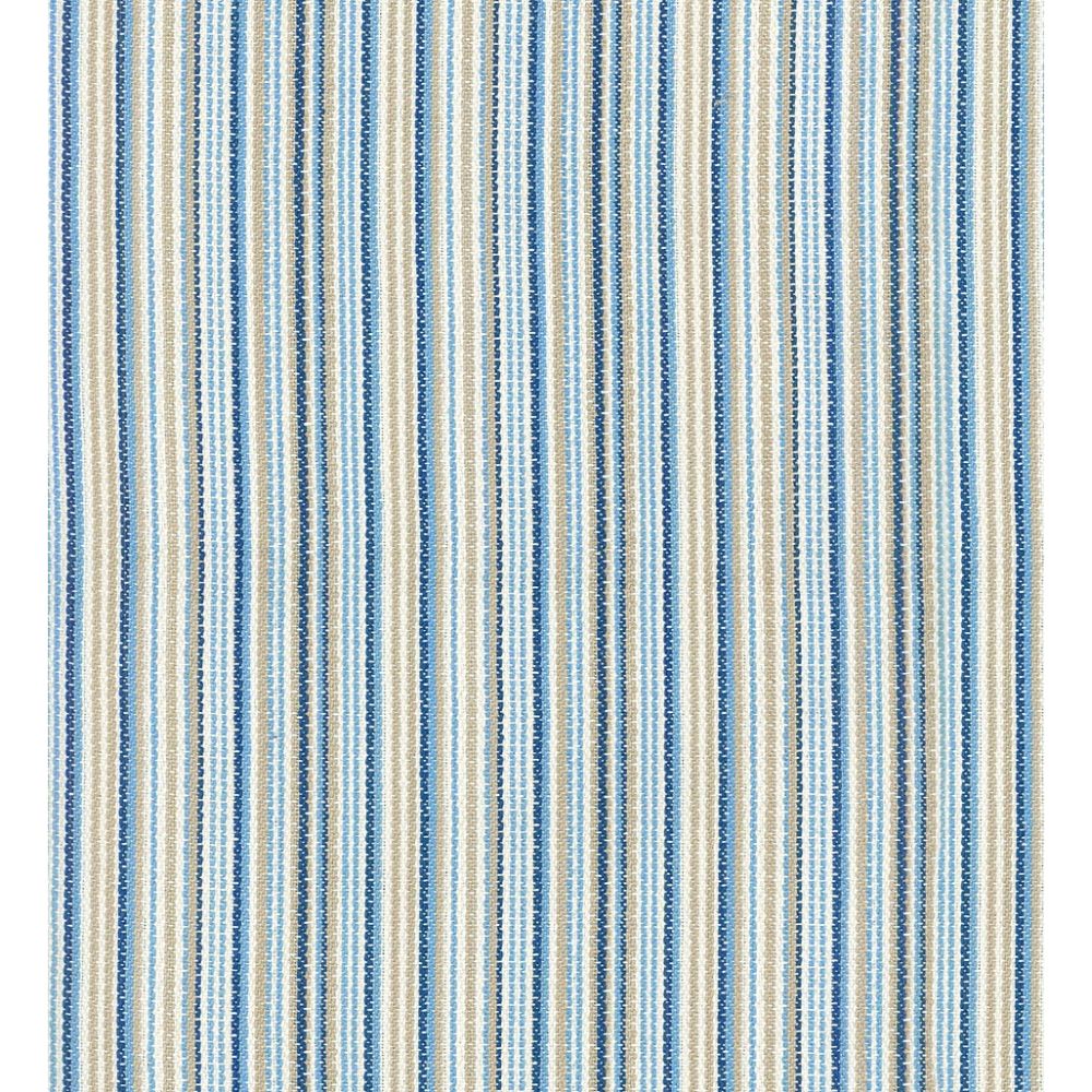 P/K Lifestyles 654111 Waverly Rustic Stripe Fabric in Marine