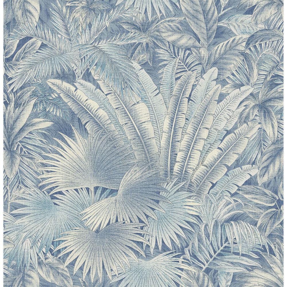 Tommy Bahama 802832WR Bahamian Breeze Peel and Stick Wallpaper in Azure