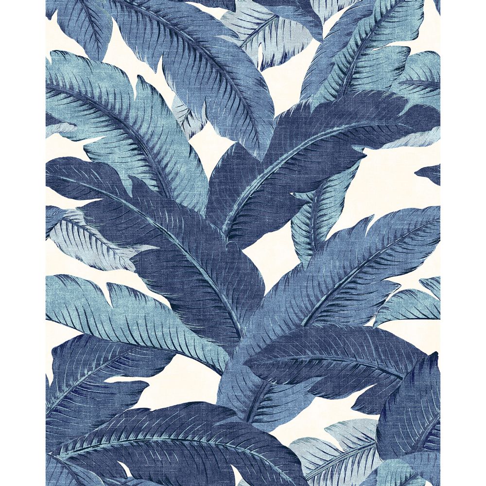Tommy Bahama 802851WR Swaying Palms Peel and Stick Wallpaper in Azure