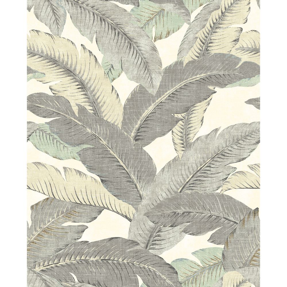 Tommy Bahama 802853WR Swaying Palms Peel and Stick Wallpaper in Spa