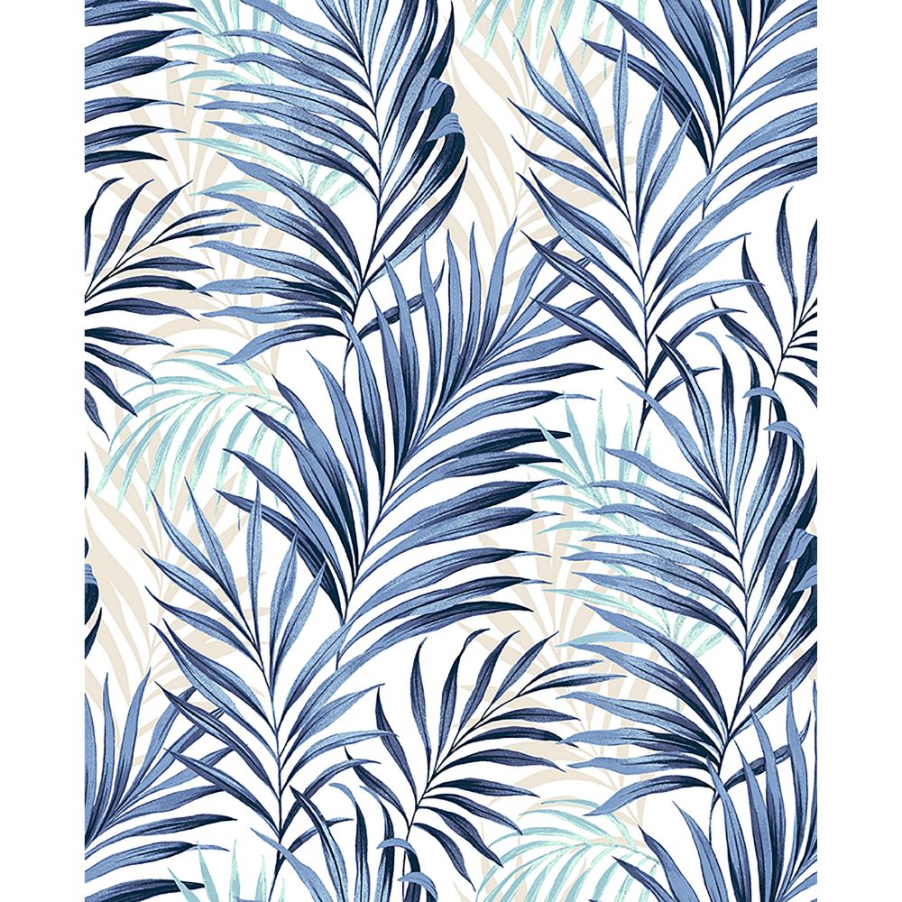 Tommy Bahama 802860WR Tranquillo Peel and Stick Wallpaper in Azure