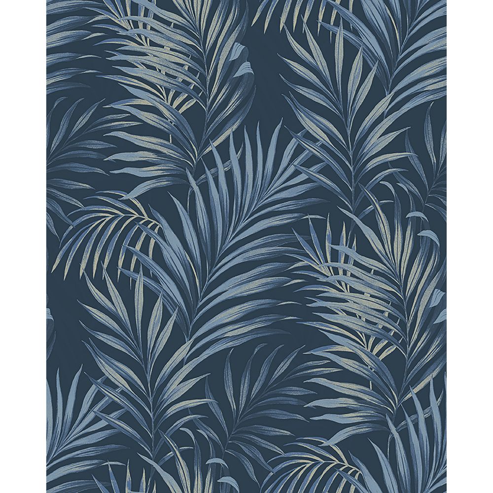 Tommy Bahama 802863WR Tranquillo Peel and Stick Wallpaper in Indigo