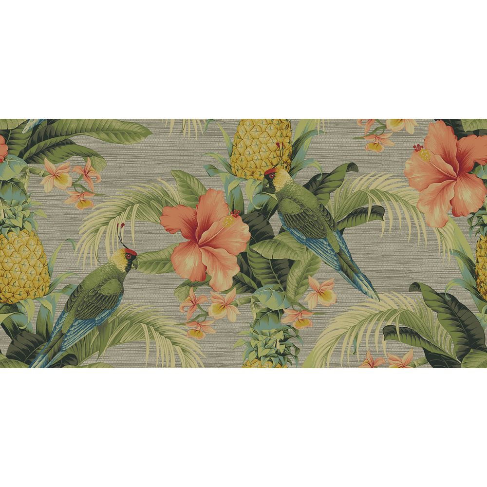 Tommy Bahama 802872WR Beach Bounty Peel and Stick Wallpaper in Tangelo