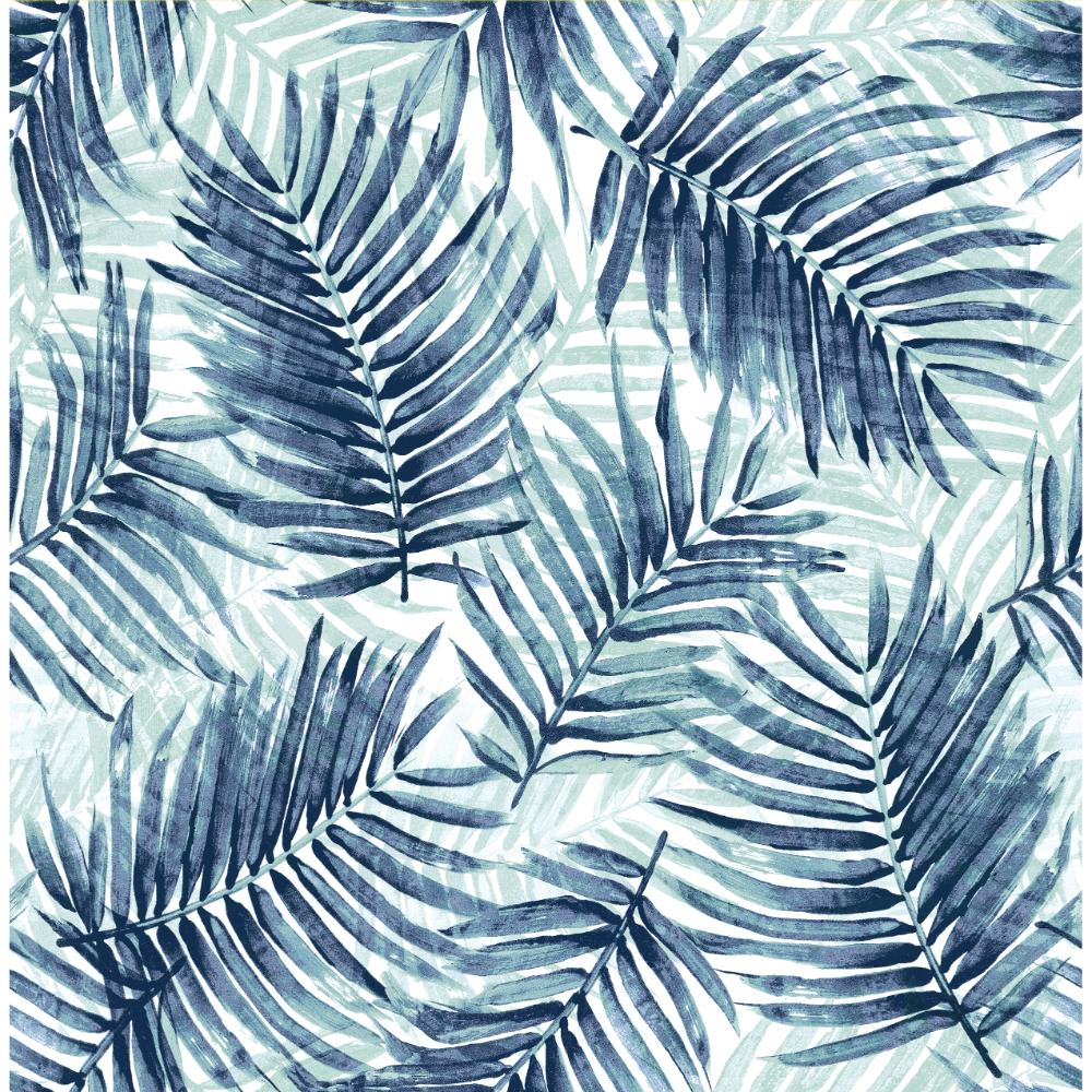 Tommy Bahama 802981WR Escape Route Peel & Stick Wallpaper in Azure