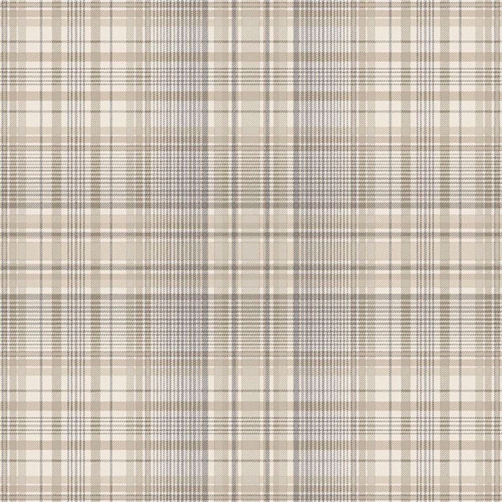 AF37721  Flourish (Abby Rose 4), Beige Check Plaid Wallpaper in Beige