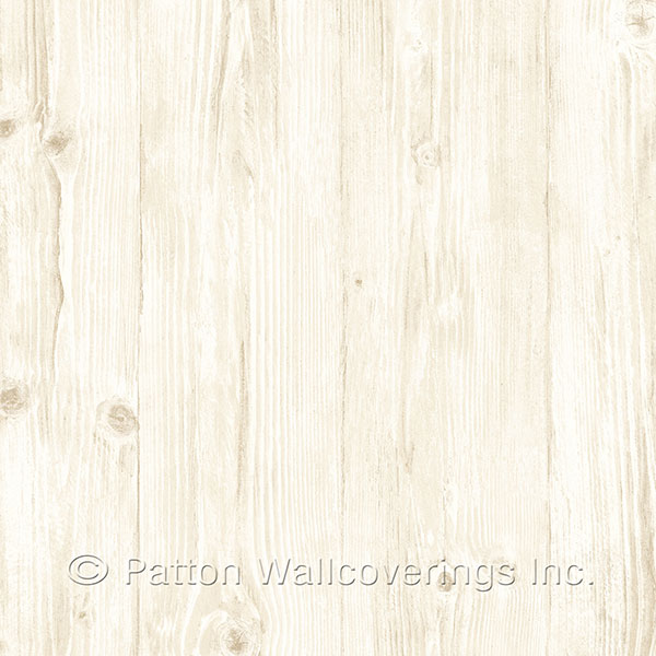 Patton Wallcoverings LL29500 Woodgrain Wallpaper in Beige, Cream