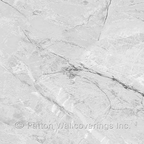 Patton Wallcoverings LL29527 Carrara Marble Wallpaper in Grey
