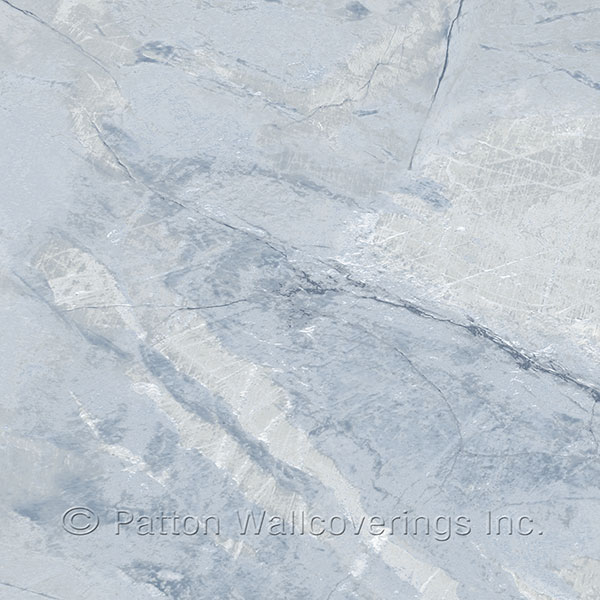 Patton Wallcoverings LL29529 Carrara Marble Wallpaper in Blue