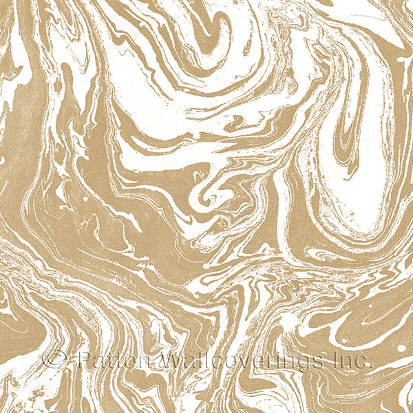 Patton Wallcoverings LL36241 Burl Wallpaper in Metallic Gold