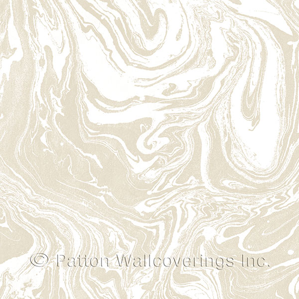 Patton Wallcoverings LL36243 Burl Wallpaper in Cream