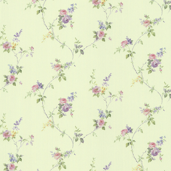 Norwall PR33810 Floral Prints 2 Wallpaper