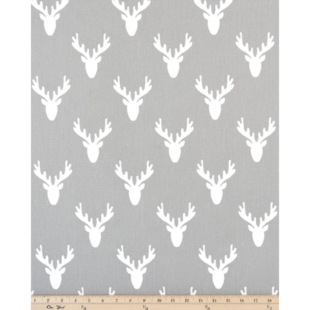 Premier Prints ANTLERST Antlers Storm/Twill Fabric