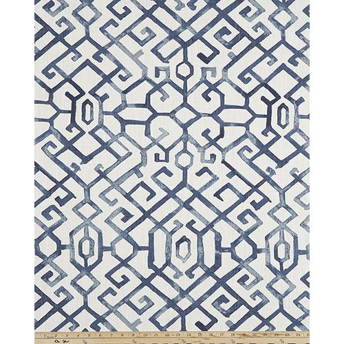 Premier Prints JINGRBSC Jing Regal Blue/Slub Canvas Fabric