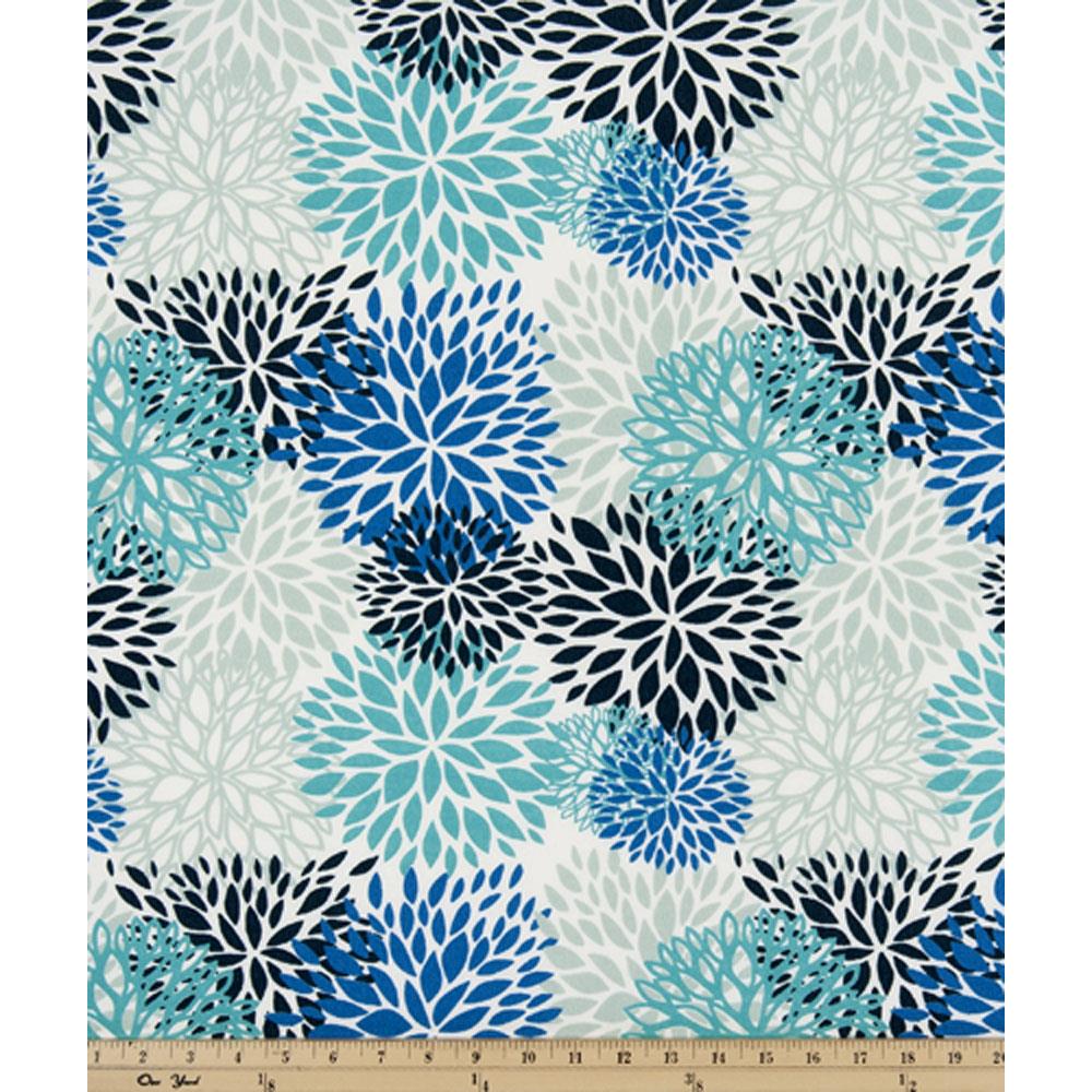 Premier Prints OBLOOMSBLVI ODT Blooms Blue Vista Fabric