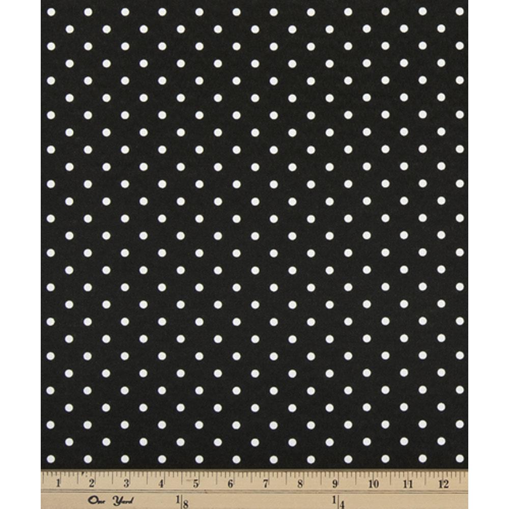 Premier Prints OMINIDOTBL ODT Mini Dot Black Fabric