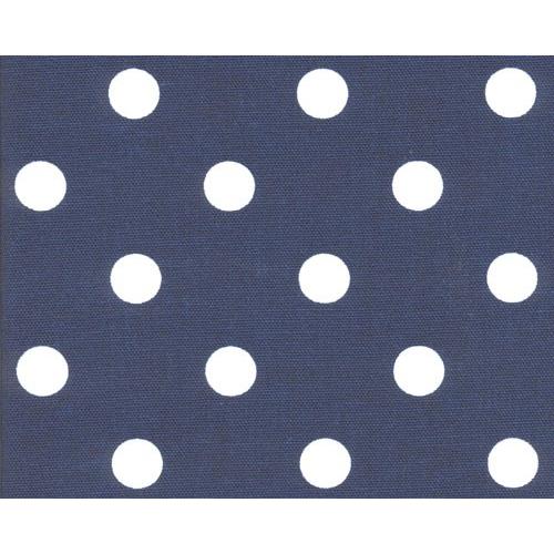 Premier Prints POLKABLWH Polka Dot Blue / White 7 Cotton