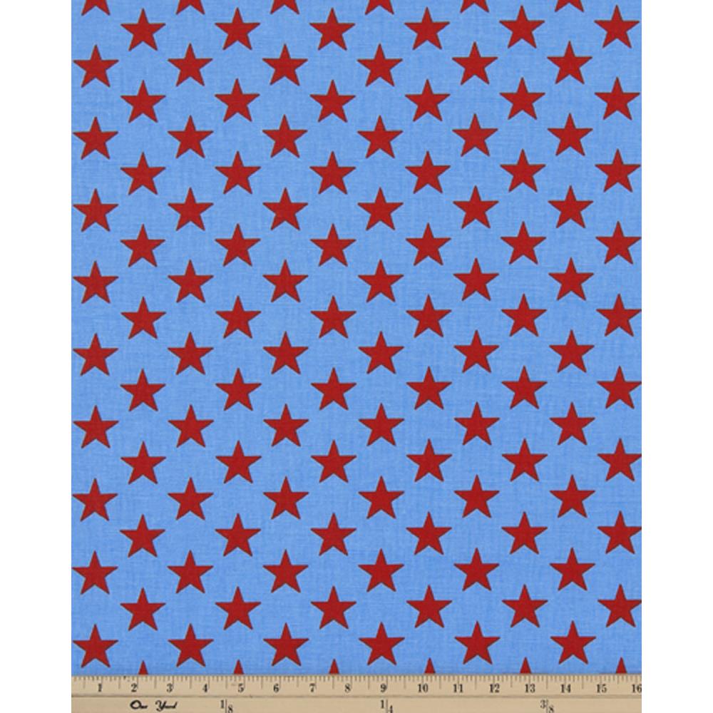 Premier Prints STARSPB Stars Powder Blue Fabric